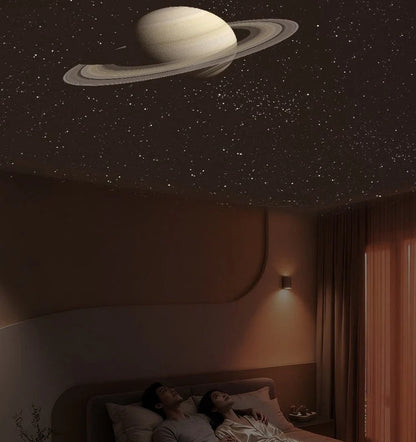 Projection Night Light - USB Powered Starry Sky Lamp for Bedroom Nursery Ambient Lighting